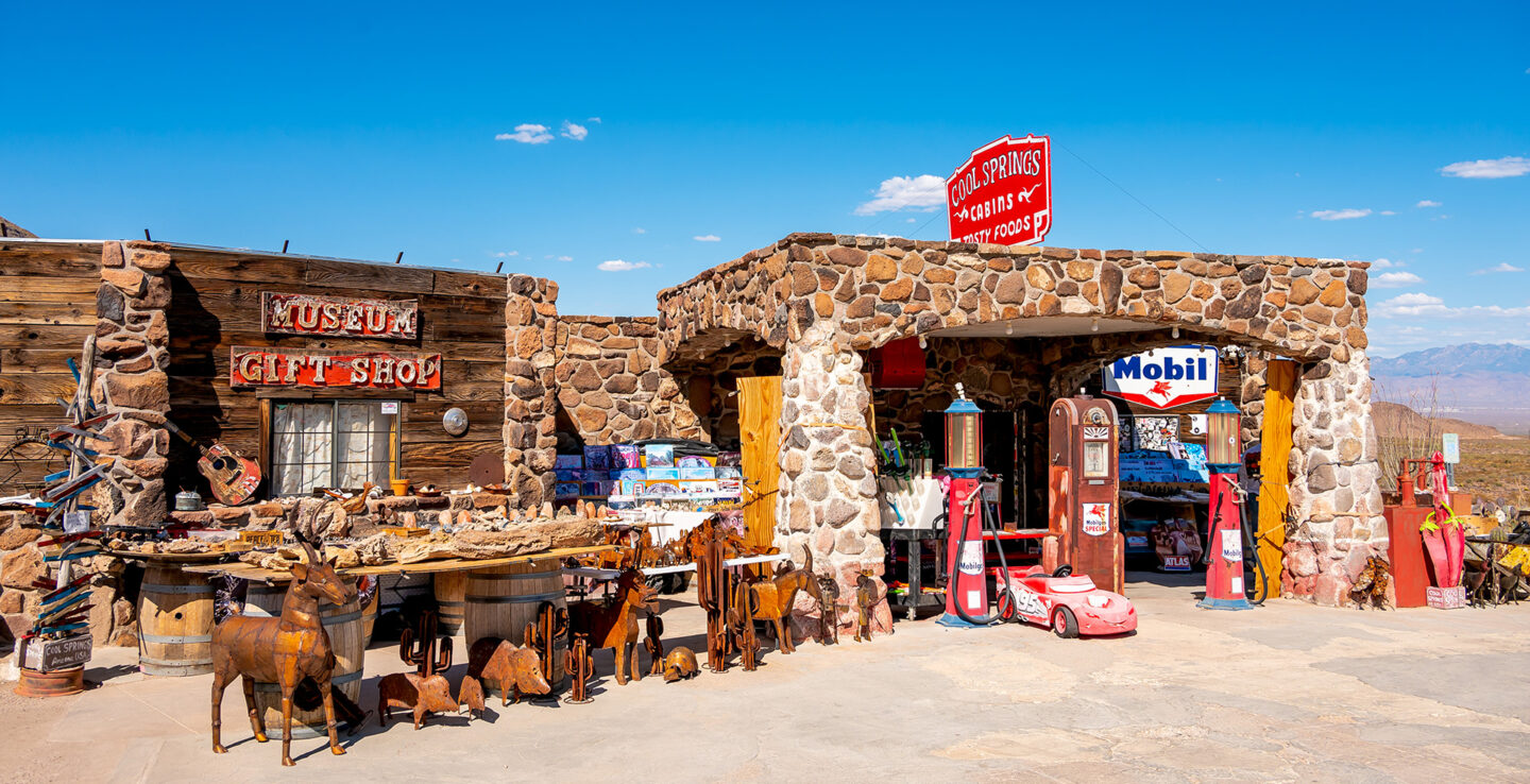 Cool Springs Station en la Route 66 en Kingman, Arizona