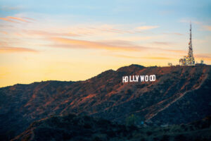 El letrero de « Hollywood » en Los Ángeles, California