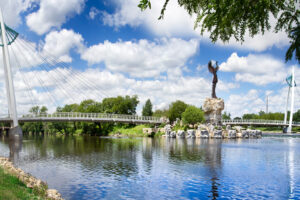 Un parc pittoresque à Wichita, Kansas