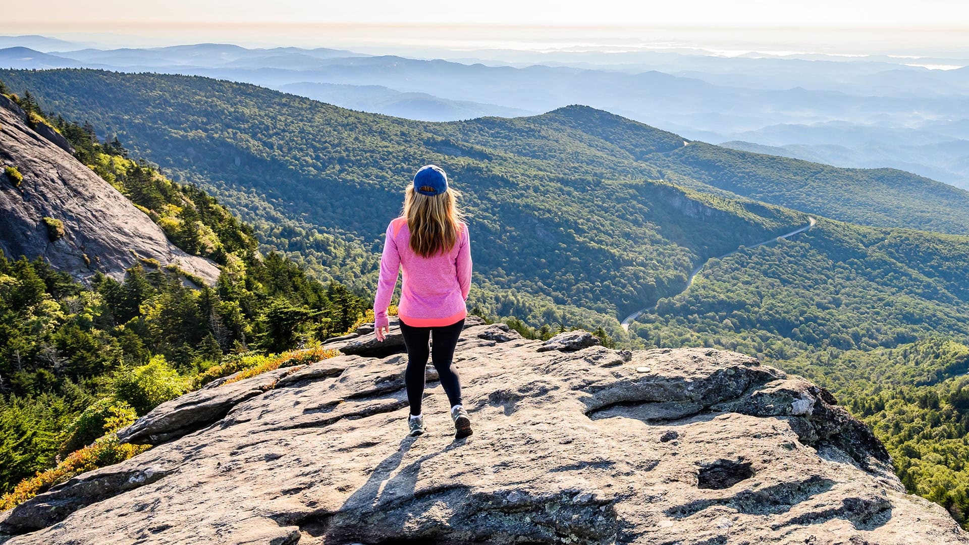 Mirador Macrae Peak en Grandfather Mountain en Carolina del Norte