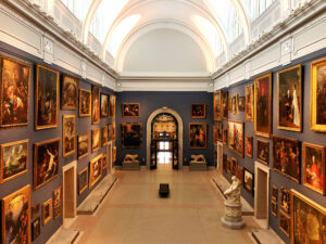 Inside the Wadsworth Atheneum Museum of Art in Hartford, Connecticut