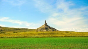 Chimney Rock National Historic Site in Nebraska