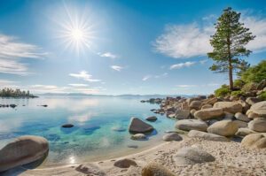 Sand Harbor im Lake Tahoe Nevada state park in Incline Village, Nevada