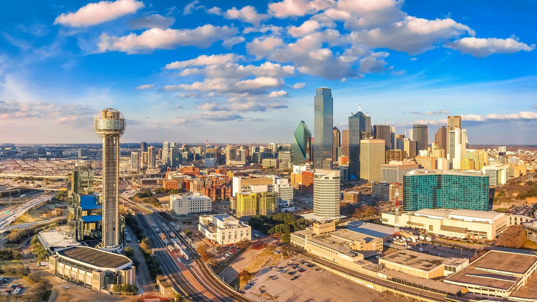 Die Skyline von Dallas, Texas