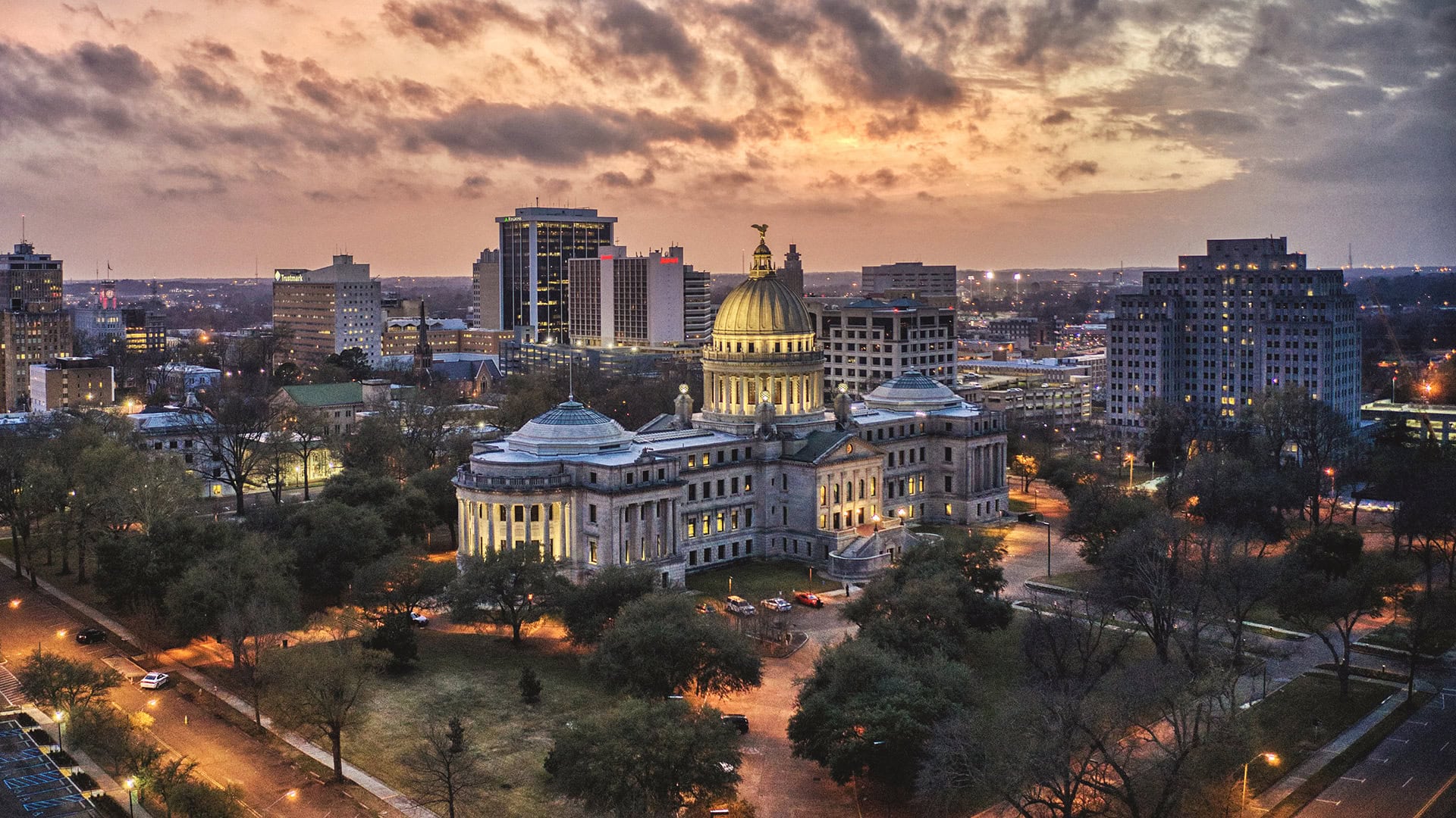 Vista aerea di Jackson, Mississippi; Crediti: Stephen Little