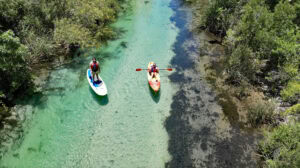 Kayaking on the Weeki Wachee River in Hernando County, Florida; Credit: Florida’s Adventure Coast Visitors Bureau