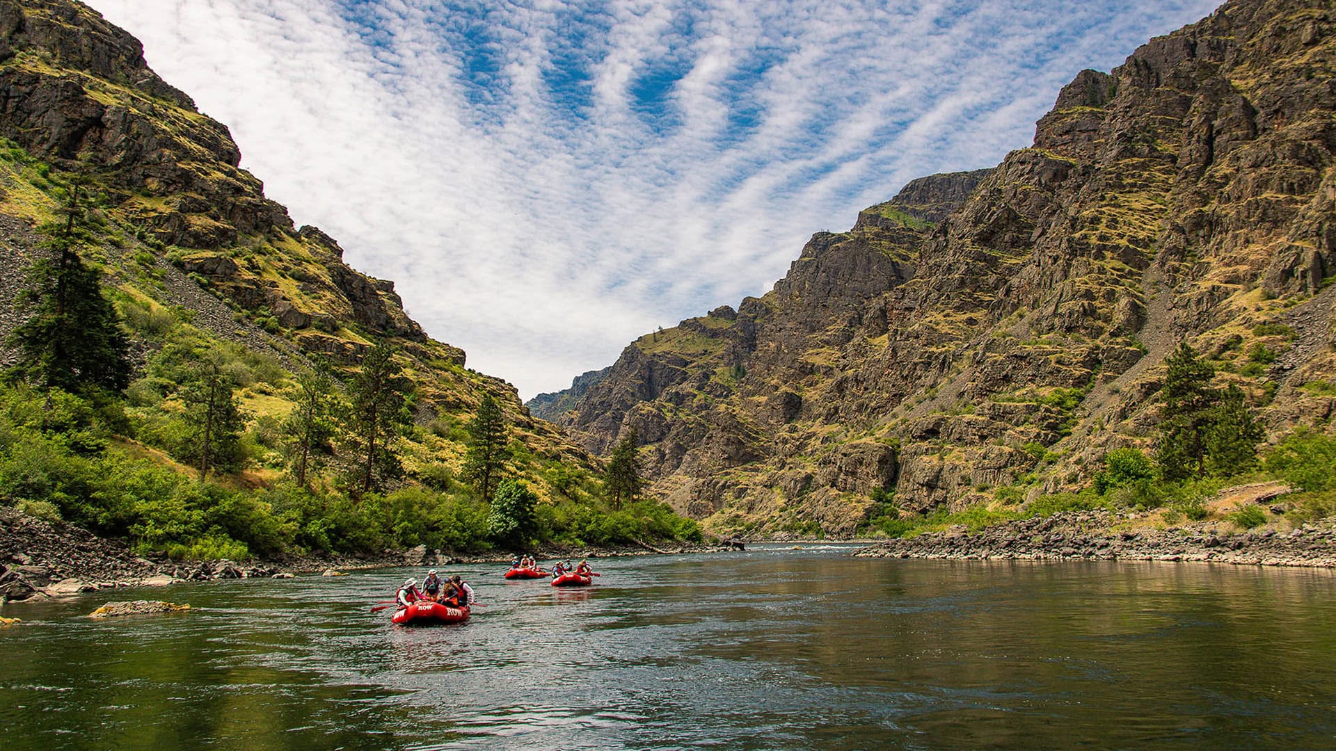 Rafting the Snake River near Lewiston, Idaho; Credit: Chad Case