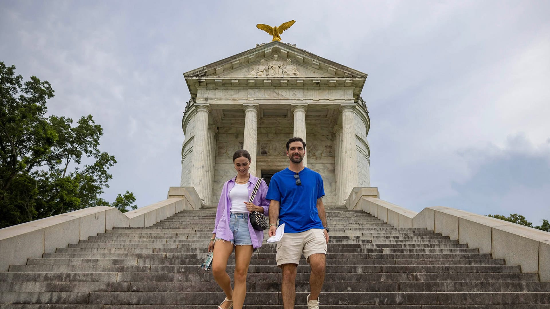 Il Memoriale dell'Illinois al Vicksburg Military Park a Vicksburg, Mississippi