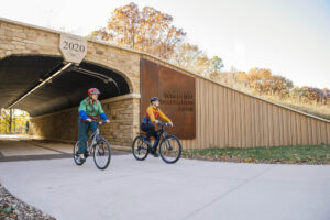 Waterloo Recreation Area along the Border-to-Border Trail in Chelsea, Michigan