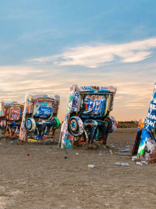 Cadillac Ranch à Amarillo (Texas)