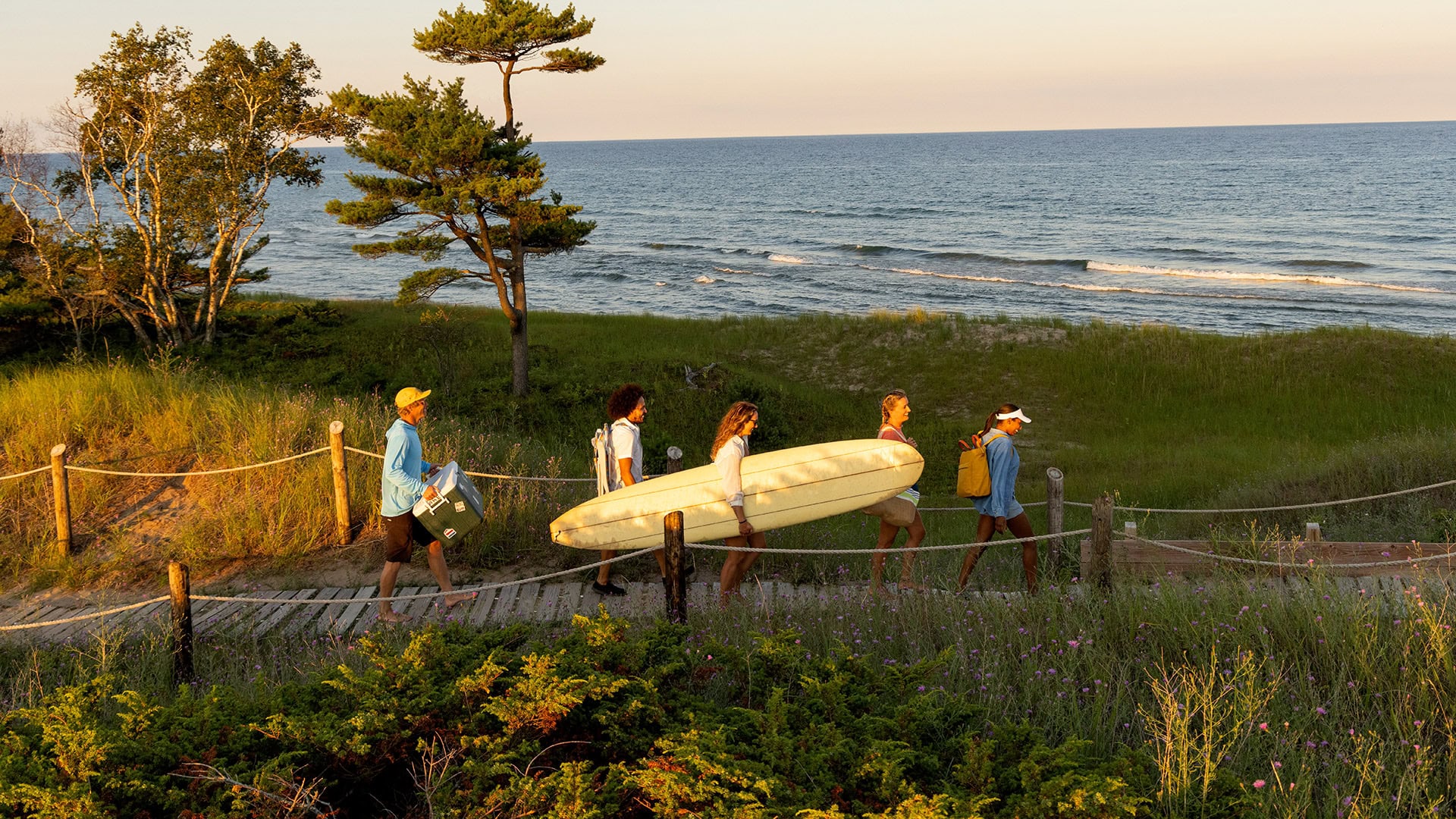 Kohler Andrae Beach a Sheboygan, Wisconsin; Credito: Travel Wisconsin