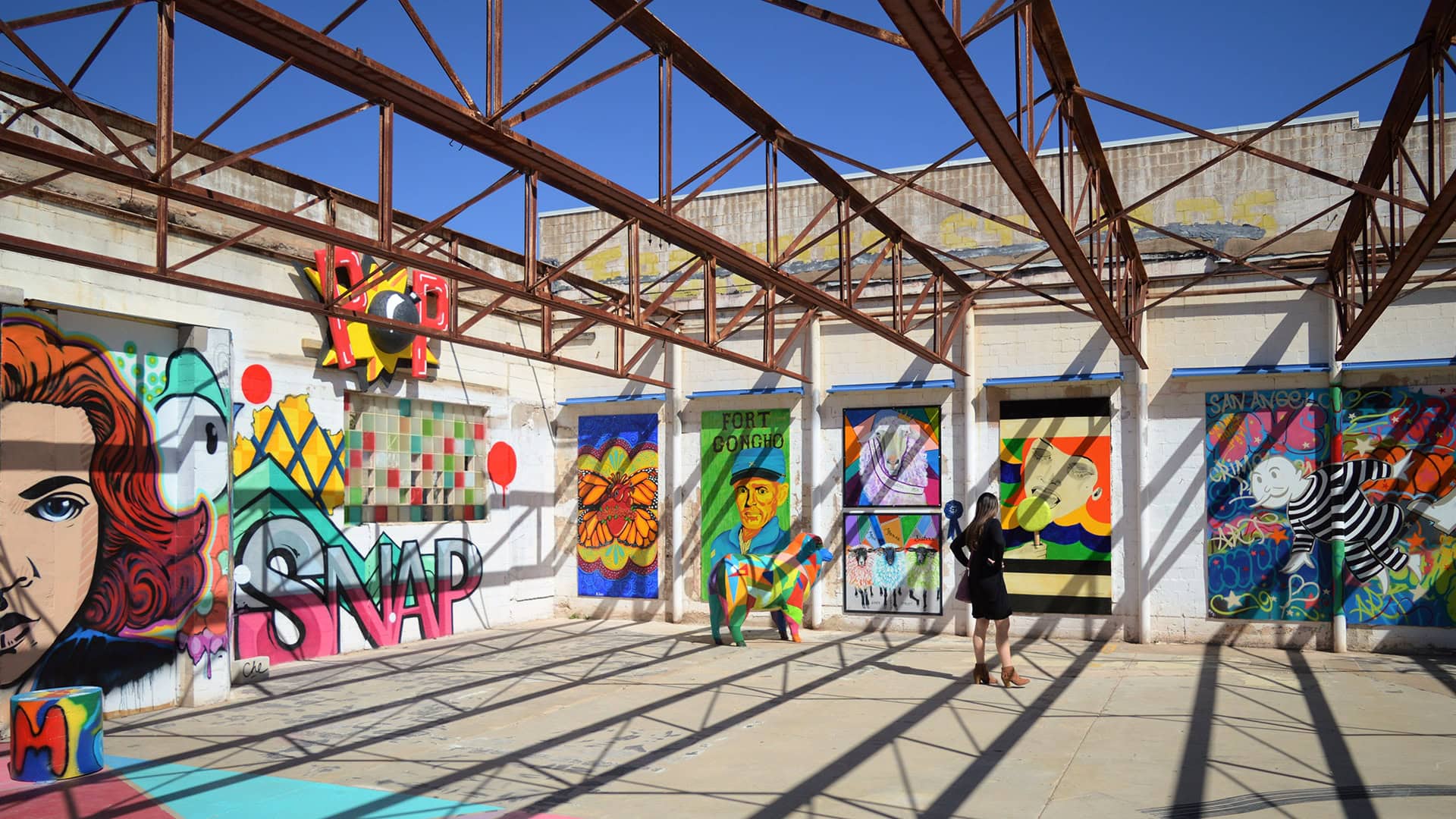 Musée de pop art à San Angelo, au Texas